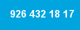926 432 18 17